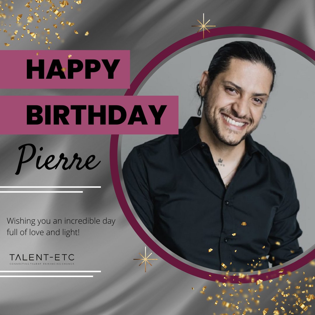 talent_etc's tweet photo. #HappyBirthday
It seems to be birthday season at Talent! Another one of our amazing staff members is celebrating theirs today!
Happy Birthday @pierreballforever.
#TalentETC #ConnectingTalent #EnhancingChange https://t.co/ckuYzxV16m