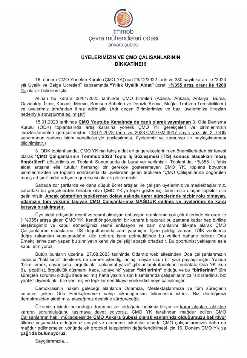 cmoankara's tweet photo. Üyelerimizin ve @CmoCalisanlari mızın
DİKKATİNE!
@CevreMuhOdasi https://t.co/qoFaAJE27Z