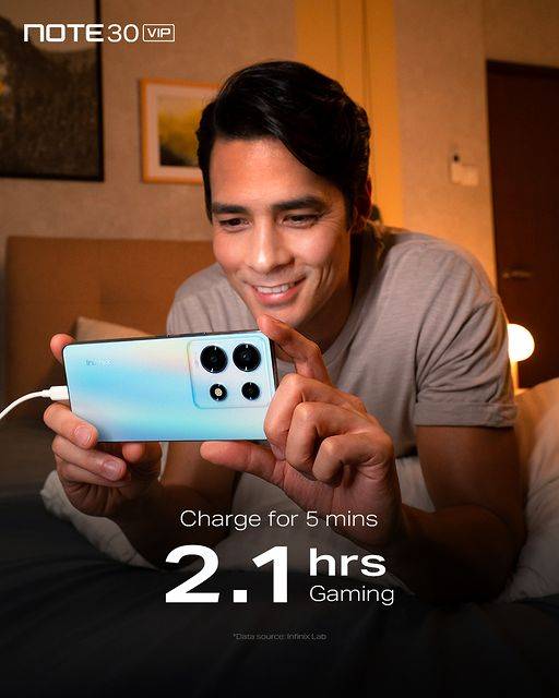 infinixrwanda's tweet image. 5 minutes to charge, and then game on for an epic 2.1 hours of non-stop fun. ⚡🎮#QuickChargeGaming #Note30VIP