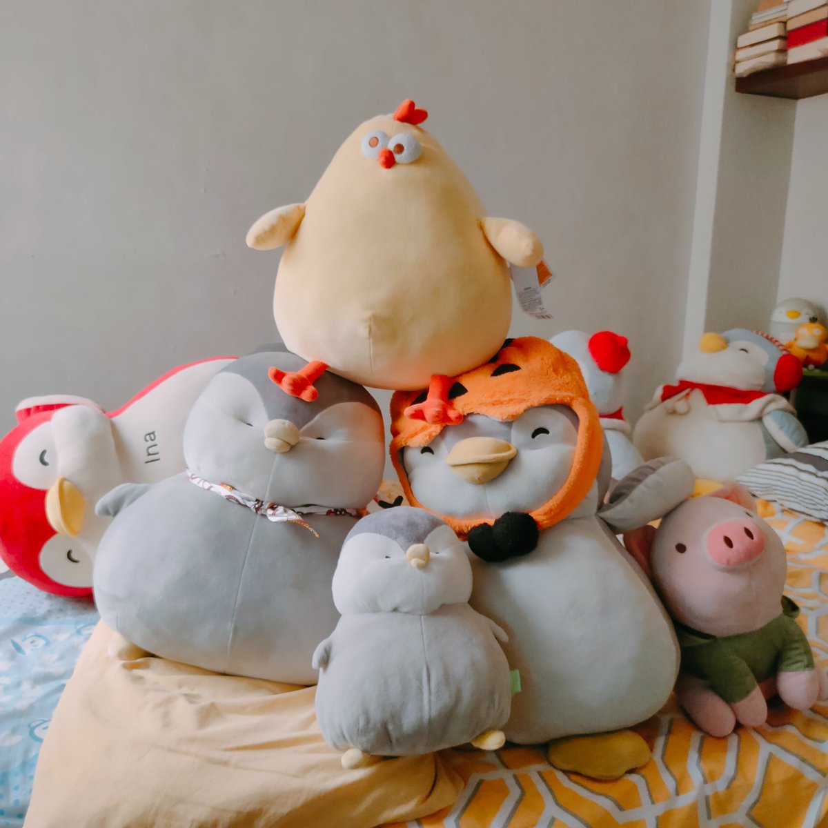 ChubbyPingu's tweet photo. Let's all welcome Dundun to chubby family~ 🐧🐷🐥❤️ #penguins #chubbypingu #cute #cutepenguin #pingu #fat #penguinplushie #penguinplush #penguin #plushie #chubby #pig #pigplushie #liempo #pochapeng #포챠펭 #minisoplush #dundun https://t.co/8RHMyrTnqk