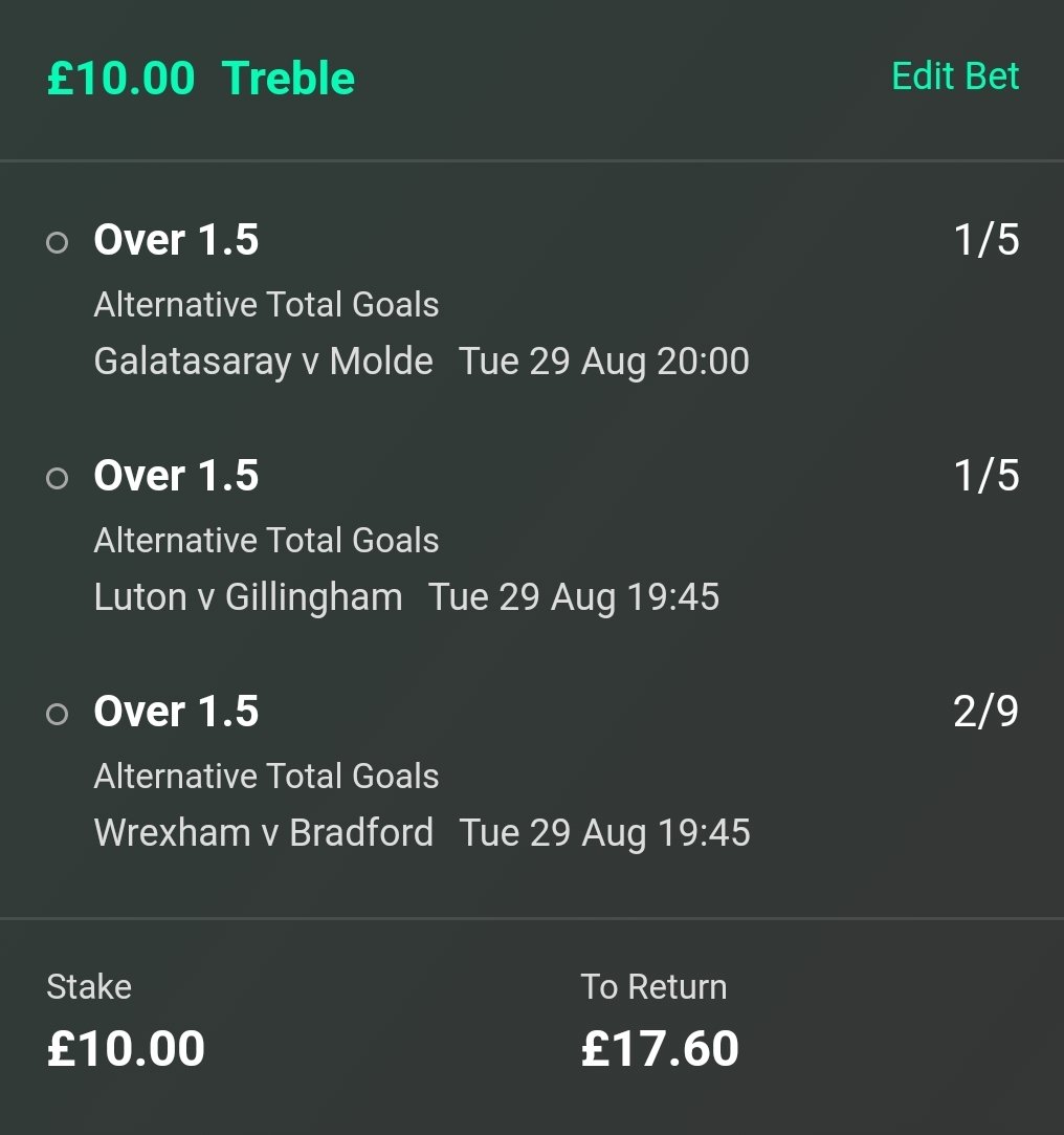 PredictorR89050's tweet photo. £10 to £1,000 challenge!

BET 1 RETURNS £17! https://t.co/kAWjIYTnvS