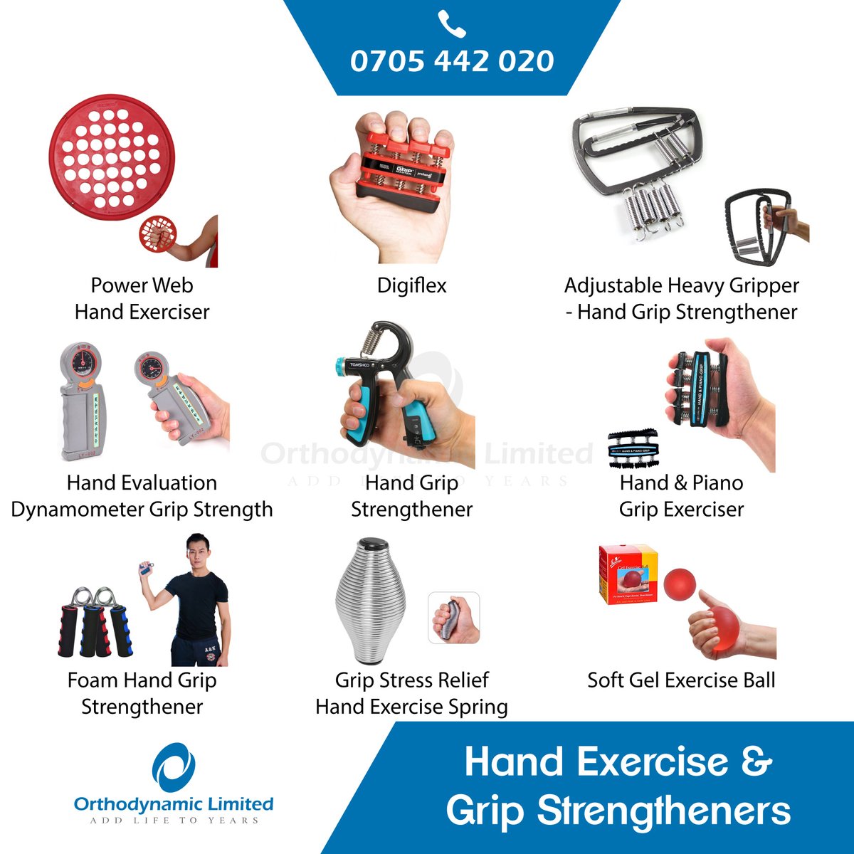 Orthodyna's tweet photo. Empower your grip and conquer daily challenges with our Hand Grip Strengtheners! 💪🤲

Call /Whastsapp: +254 705442020

#HandGripStrengtheners #HandExercisers  #Arthritis #HandExercise #GripStrength #FunctionalMobility
#KenyaVsUganda #AbabuSmart Kakamega State Lodge Moses Kuria https://t.co/iDT9zoJnR7