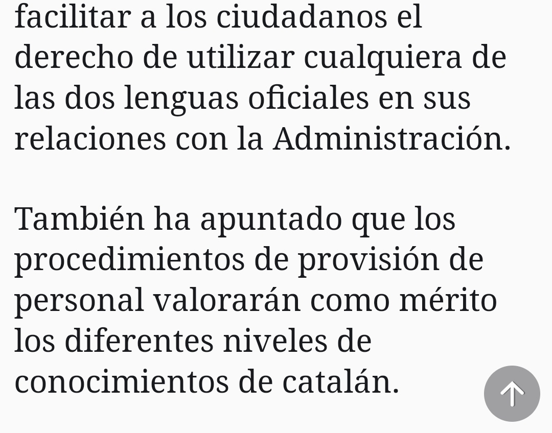 ‼️Algo de sentido común‼️ Se elimina un elemento discriminatorio brutal entre aquellos que quieren opositar o trabajar en muchas partes del territorio español. Primero saco la plaza, luego se facilitan cursos para conocer la lengua, que deberían ser una opción en mi opinión.