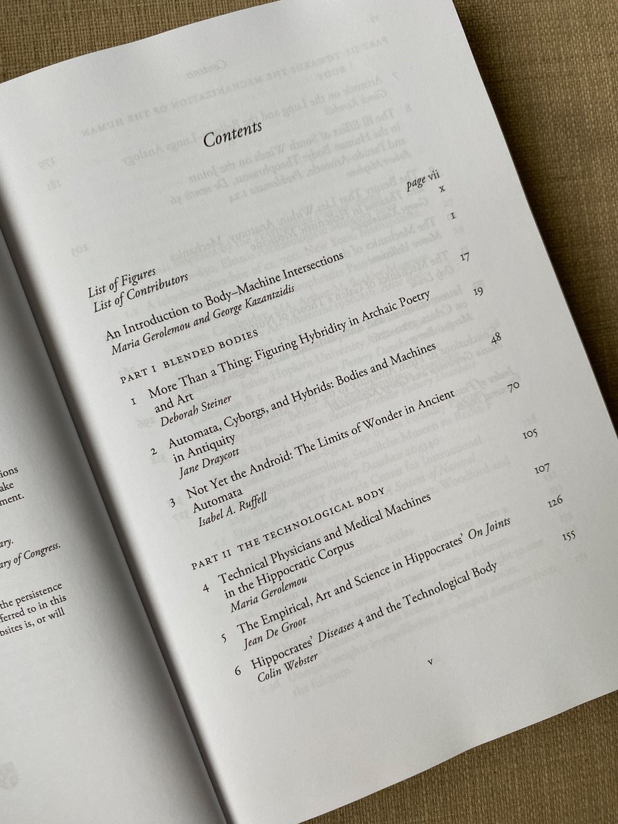 Dr Jane Draycott (@jldraycott) on Twitter photo I have a new publication out! My chapter on automata, cyborgs & hybrids is now available in <a href="/mariagerolemou1/">Maria Gerolemou</a> & George Kazantzidis’ brilliant book Body & Machine in Classical Antiquity <a href="/CambridgeUP/">Cambridge University Press</a>! The proceedings of an amazing conference in Cyprus in 2018 🤖🦾🦿 I have a new publication out! My chapter on automata, cyborgs & hybrids is now available in <a href="/mariagerolemou1/">Maria Gerolemou</a> & George Kazantzidis’ brilliant book Body & Machine in Classical Antiquity <a href="/CambridgeUP/">Cambridge University Press</a>! The proceedings of an amazing conference in Cyprus in 2018 🤖🦾🦿