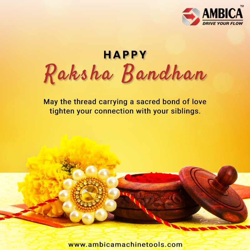 ambicamachine's tweet photo. Happy Raksha Bandhan!
Tie love and share smiles this Raksha Bandhan.

#HappyRakshaBandhan #RakshaBandhan2023  #Rakhi #AmbicaMachineTools https://t.co/mBYbj4kzTv