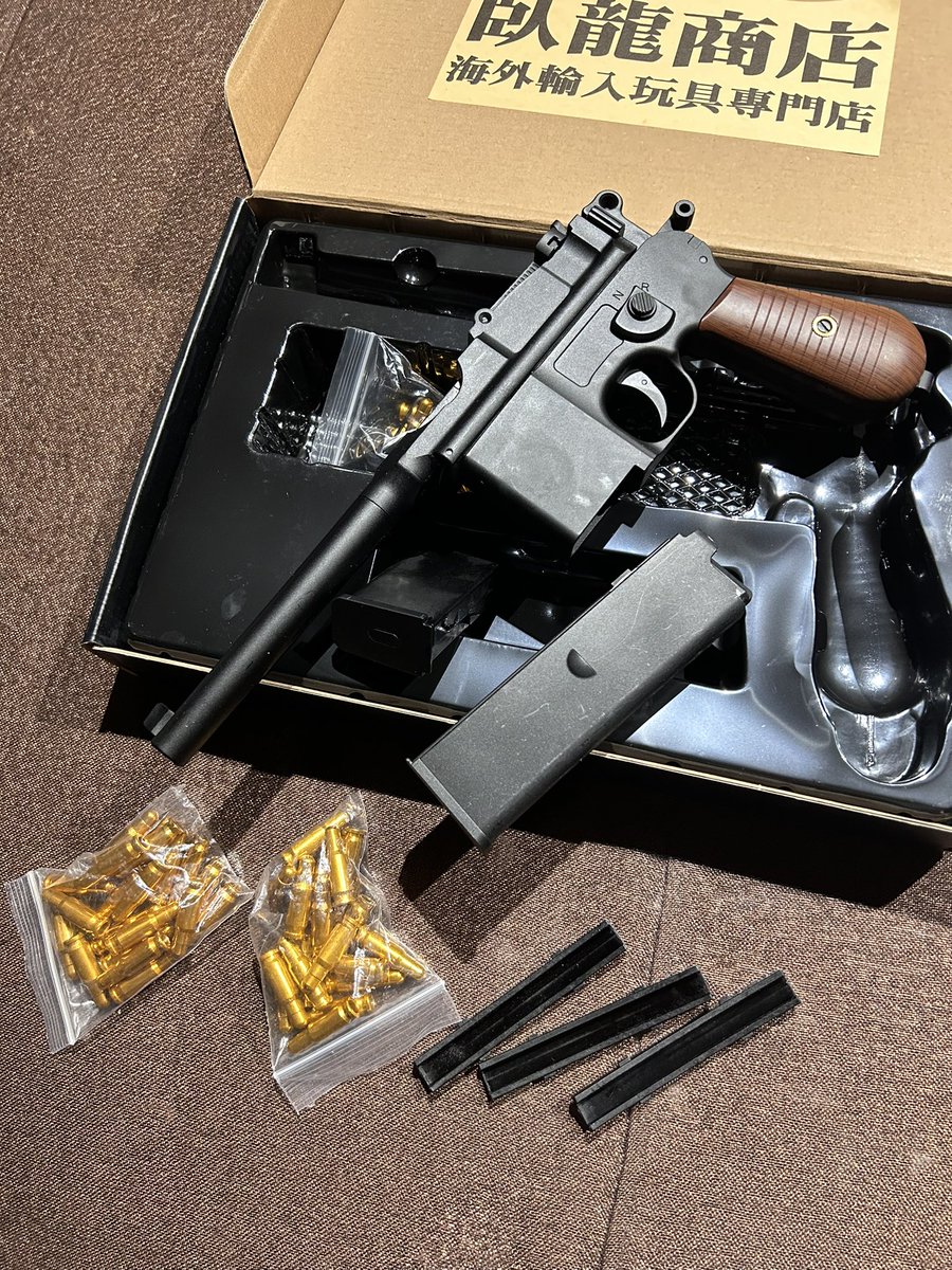 YANHU製】 モーゼルC96（M712）セミオート排莢モデルガン 入荷完了