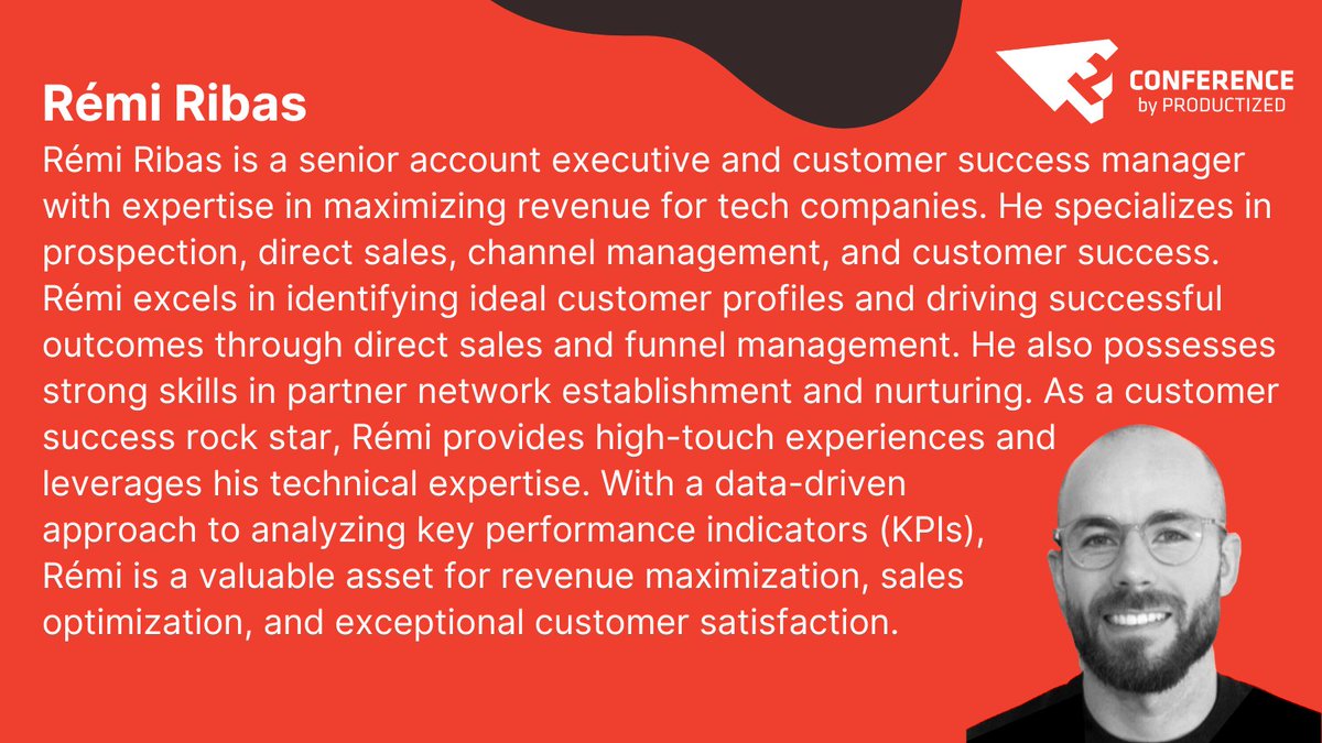 ProductizedConf's tweet image. Don&apos;t miss out, secure your all-access Productized Conference ticket today! Gain access to various workshops on October 11, like Remi Ribas&apos; &quot;Professional Growth Through Emotional Regulation&quot;. #Productized23 #SummerPosts #VacationVibes #BusinessInSummer