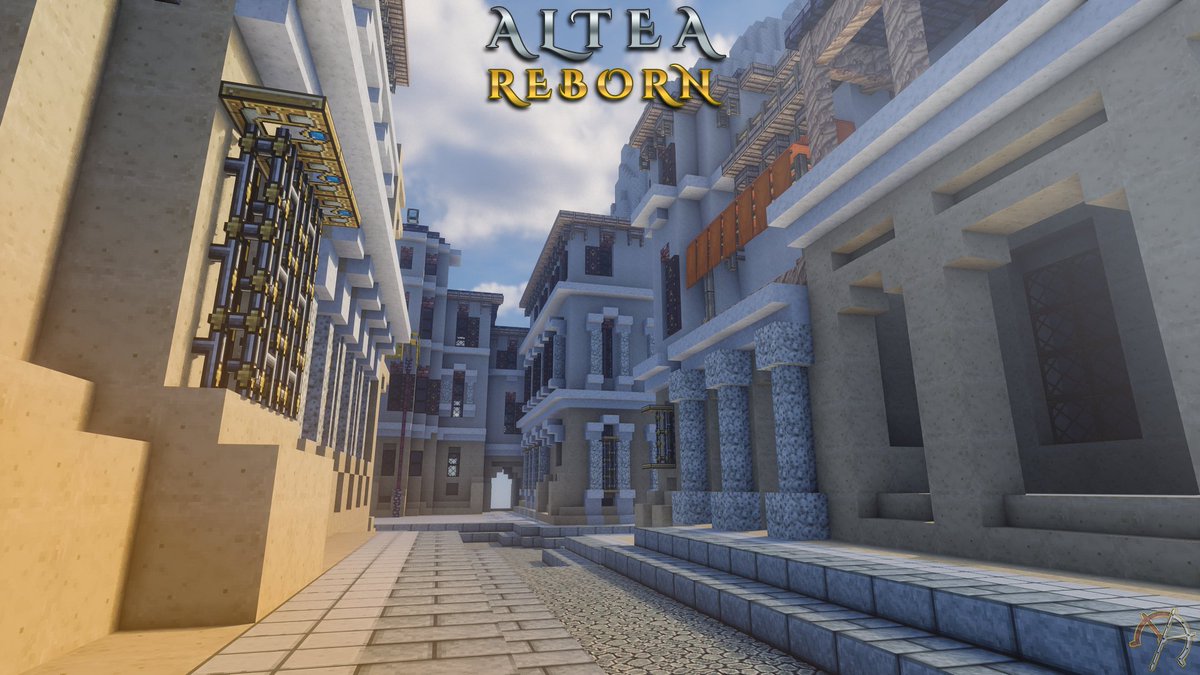 AlteaReborn's tweet photo. Le quartier commence a ce compléter. Il reste 2 / 3 bâtiment a faire! 😀#Minecraftbuilds #Minecraft #MinecraftServer https://t.co/2Jfy5ybVPX