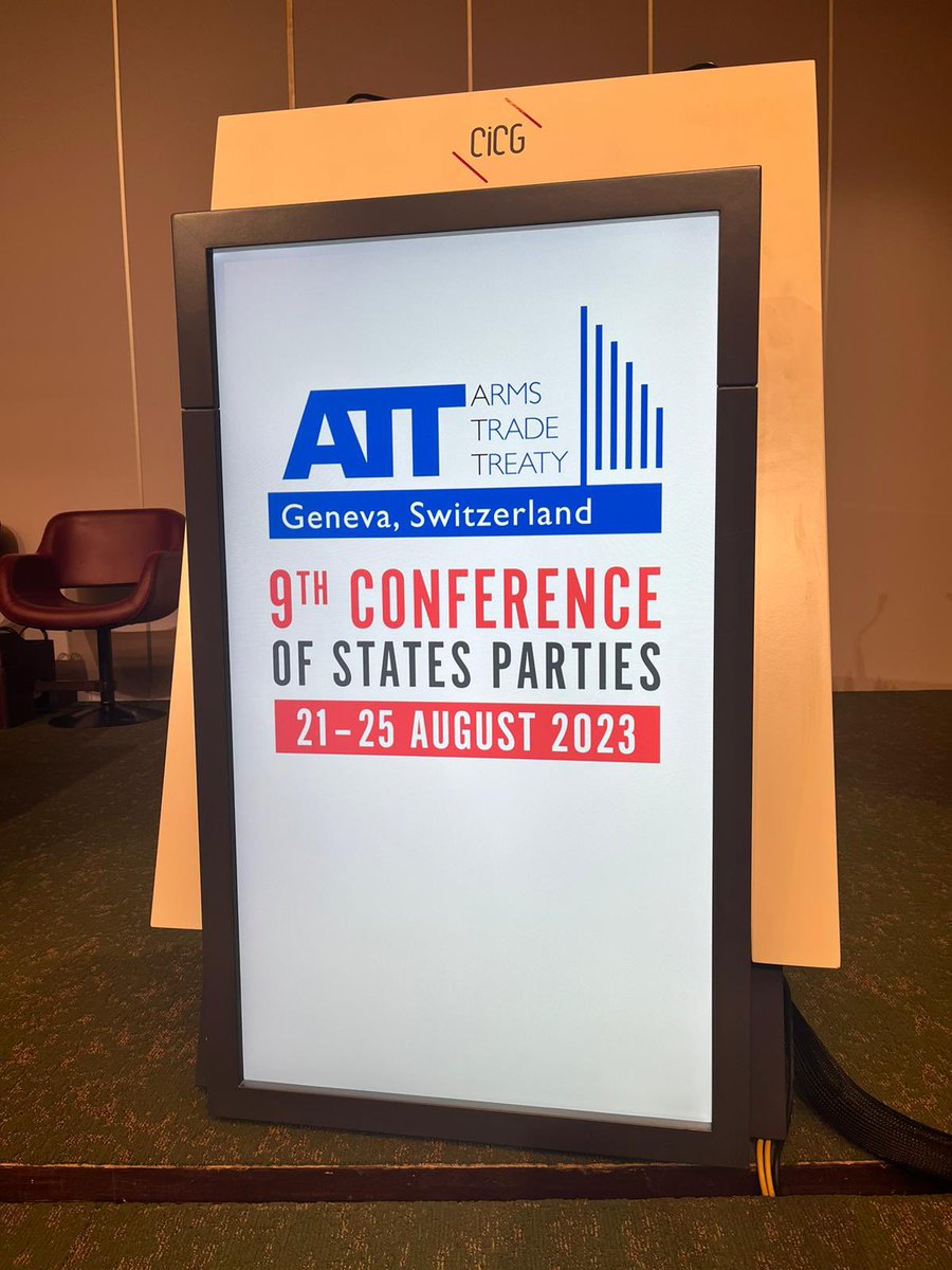 MisionMexOI's tweet photo. #Mexico made important contributions to #CSP9 of #ArmsTreaty. It presented a working paper with Austria & Ireland with recommendations to link the work of the ATT & the UNGP on business and #HumanRights & further discuss responsible industry conduct in international arms trade. https://t.co/bkqegSFZDf