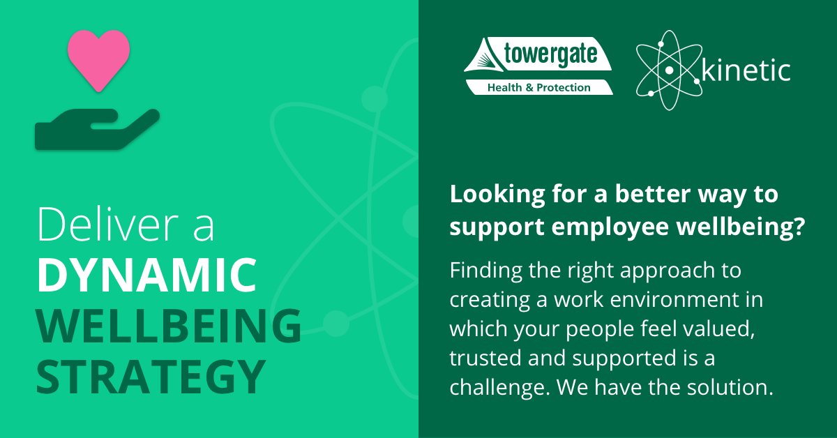 HealthTowergate's tweet image. We know that finding the right approach to creating a work environment in which your people feel valued and supported is a challenge. That’s why we created Kinetic+.

To find out more about how your organisation can support your people, get in touch today: towergatehealthandprotection.co.uk/kinetic