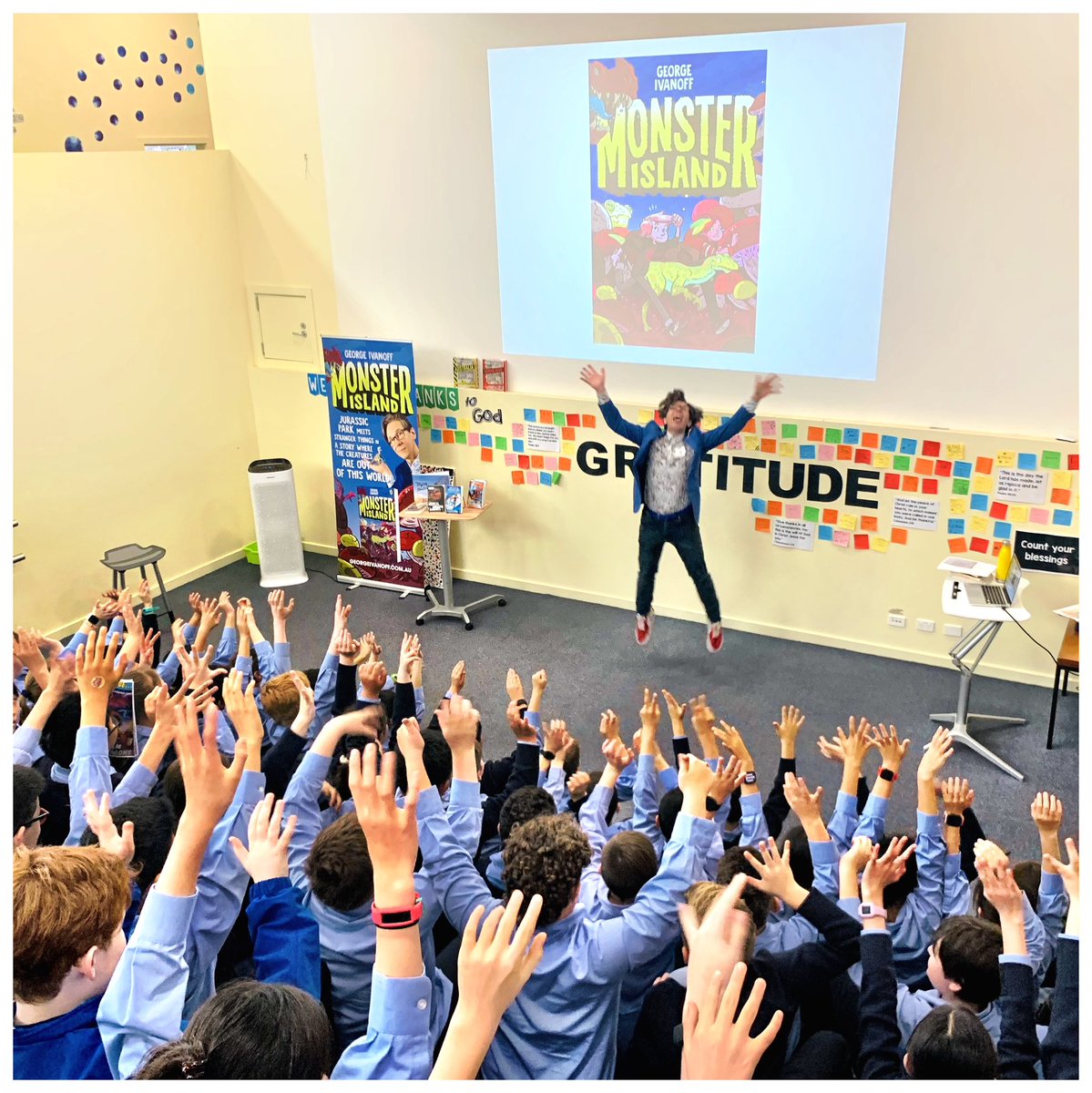 Fab afternoon at Good Shepherd Lutheran Primary School with the Grade 5 and 6 students. So enthusiastic! [ with thanks to Booked Out ]