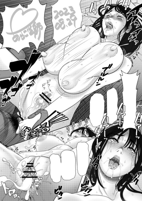 進捗報告～♪
コマ2のお顔を修正して、エロ劇画風に仕上げてみたんじゃ🤪さてともう1ページ仕上げんとのw

とはいえ、最近冷房病がひどくての、夜眠れないわ、下痢はひどくなるわで体調不良の日が続いております💦 