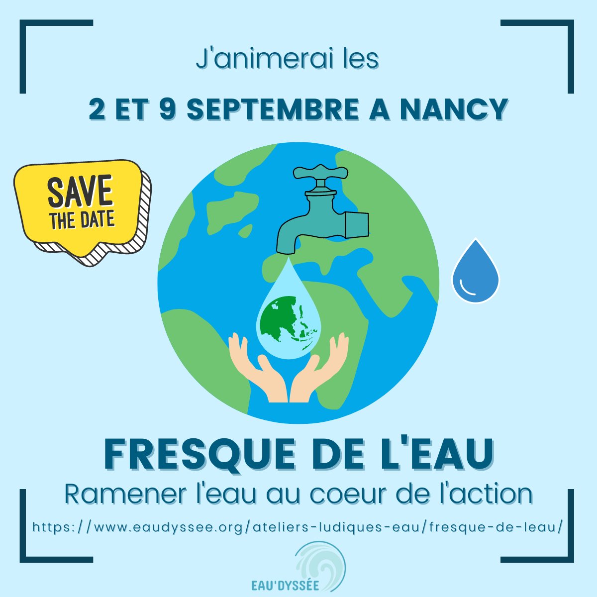 Socialfizz1's tweet photo. En 57 cartes je vous invite à découvrir et échanger sur les enjeux liés à l'eau💦
🗓️ 2/09 à 14H30 à Court-circuit (Laxou) - inscr. contact@socialfizz.fr
🗓️ 9/09 à 9H00 dans le cadre du Camp Climat organisé par Plan B - inscr. via https://t.co/TGBJtdIZWx et https://t.co/VE87QcLN7A https://t.co/ccPnba3X6O