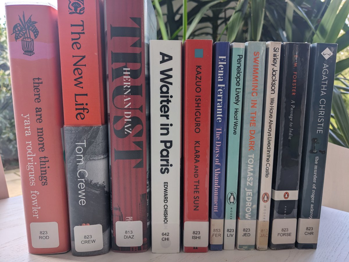 CharterhouseLib's tweet photo. My summer reading! Some brilliant books, here. Have you read any of them? #recommendedreading https://t.co/XhnxNeIOCA