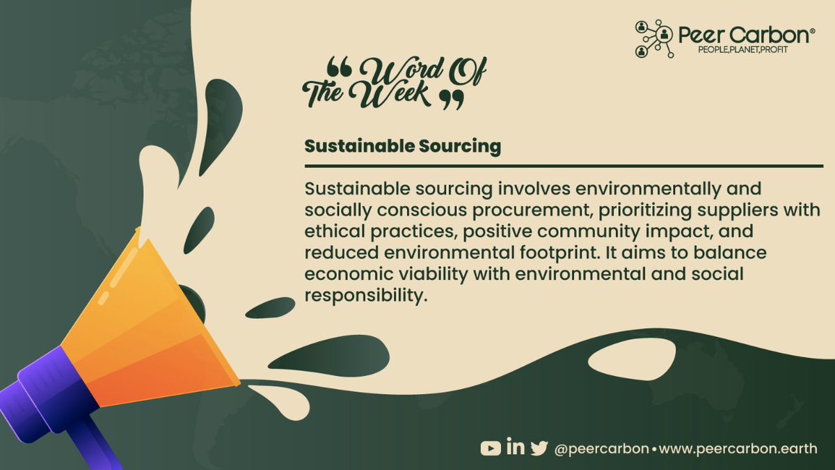 Companies can improve their reputation & brand image by working with sustainable suppliers
Consumers are increasingly looking for companies committed to sustainability, working with sustainable suppliers helps companies signal their commitment to this cause.

#sustainablesourcing