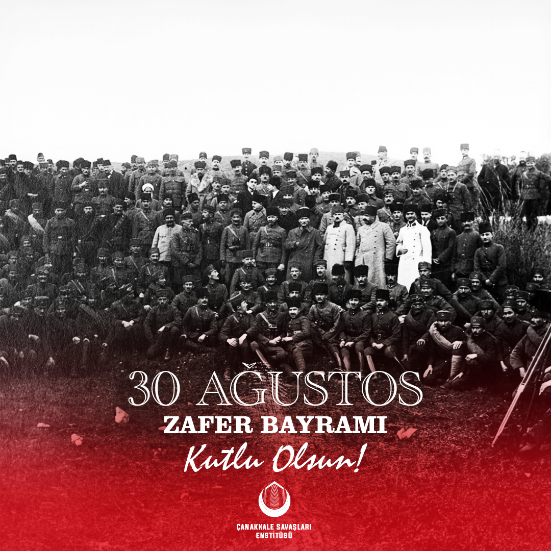 “Bu sahada akan Türk kanları, bu semada pervaz eden şehit ruhları devlet ve Cumhuriyetimizin ebedî muhafızlarıdır.” 

Gazi Mustafa Kemal (ATATÜRK) 30 Ağustos 1924/Dumlupınar...

#ÇASAEN #ÇanakkaleSavaşlarıEnstitüsü