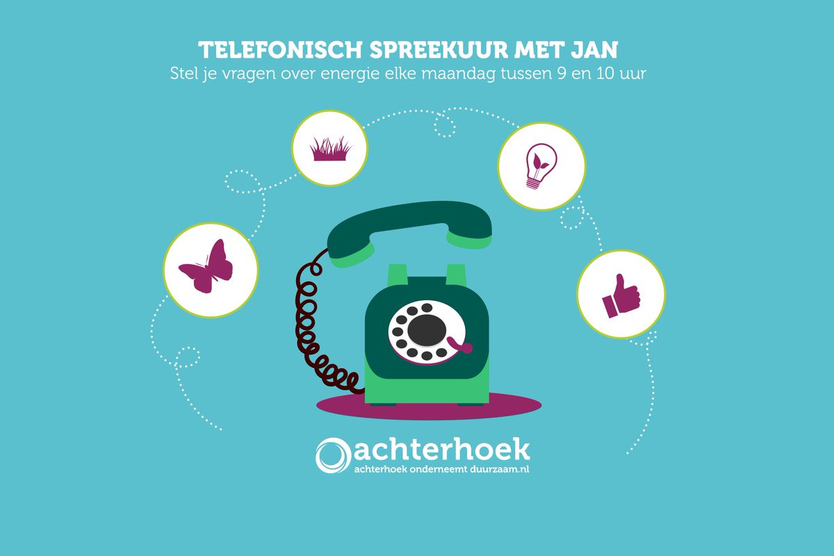 Heeft u een vraag over verduurzaming van uw bedrijfspand?

Elke 𝗺𝗮𝗮𝗻𝗱𝗮𝗴𝗼𝗰𝗵𝘁𝗲𝗻𝗱 tussen 𝟵 en 𝟭𝟬 𝘂𝘂𝗿 kan je <a href="/JanStraatman/">Jan Straatman</a> bellen voor advies!

Maak gebruik van het telefonische spreekuur en stel Jan al uw vragen over energie: 📞 06-27 01 48 79