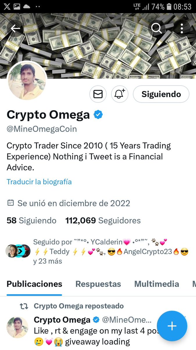 ElviRamirez13's tweet photo. @MineOmegaCoin @Whale_Guru Done✔️❤️
@JhonkerickLope2 
@SolanoMairuma 
@Yaitzel02 https://t.co/DK8ShA60ZY
