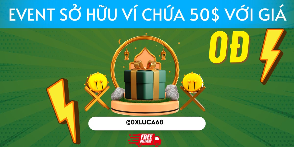 🎉EVENT SỞ HỮU VÍ CHỨA 50 USDT VỚI GIÁ: 0Đ

3 ví có tổng trị giá 50$ chain BNB

LUCA SẼ TẶNG NÓ VỚI GIÁ: 0đ

Sẽ chọn lựa 3 người may mắn dc nó với giá 0đ

Rule: 
1. Theo dõj Luca, Thả tym, Retw€€t
2. Cmt 1 số từ 1-1000 

Kết quả sẽ được quay video. Minh
