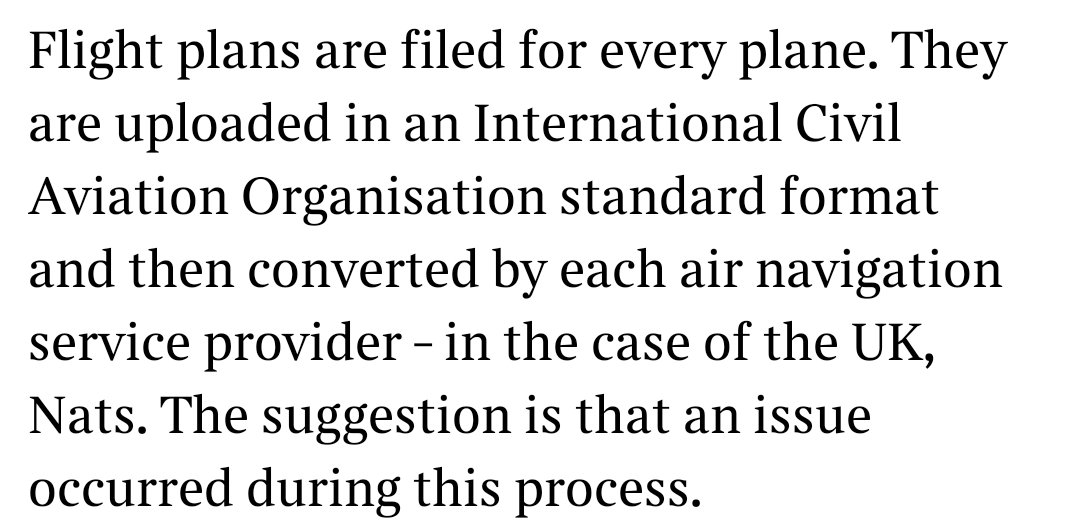 If the problem occurred during the second half of that process, then the headline is misleading. If it occurred during the first part then maybe more than one national service would be affected. @benclatworthy