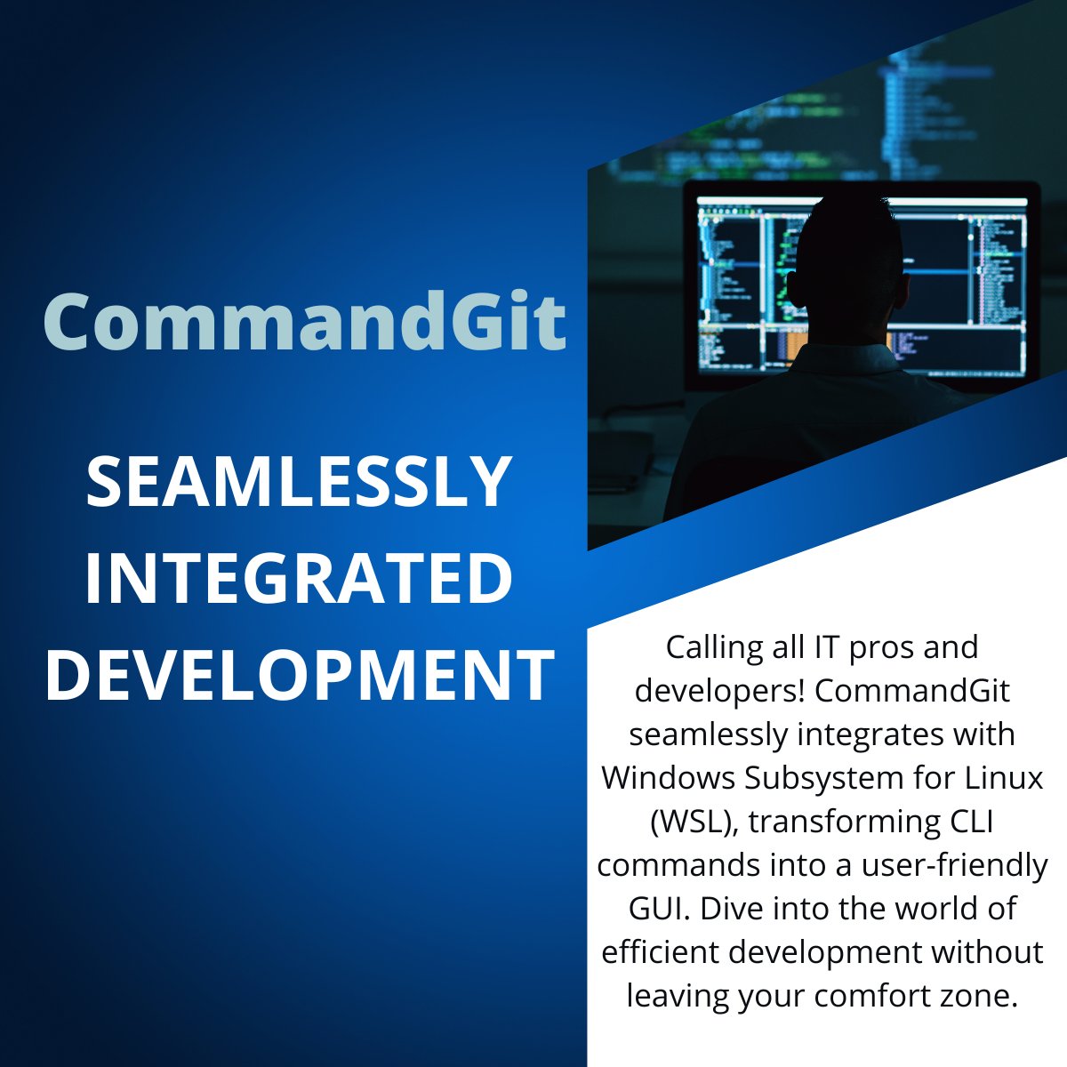 Seamlessly integrated development

#CommandGit #WSL #ITProfessional #DevelopmentTools