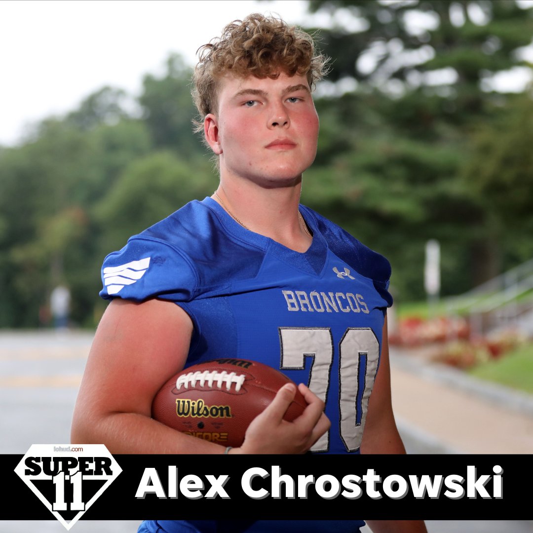 Alex Chrostowski: Standing in at 6-6, 285, Alex is an imposing and unrelenting force on the Bronxville line. He's primed to build off of his standout sophomore season and already has offers from UConn and New Hampshire. #lohudsports #lohudsuper11 #super11 
Photo by <a href="/MarkVergari/">Mark Vergari</a>