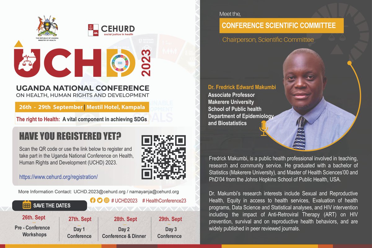 MinofHealthUG's tweet image. Some of the panelists include the Director Clinical Services, Dr. Olaro Charles, Dr. Fredrick Makumbi, @MakSPH and Fatia Kiyange, ED @cehurduganda.