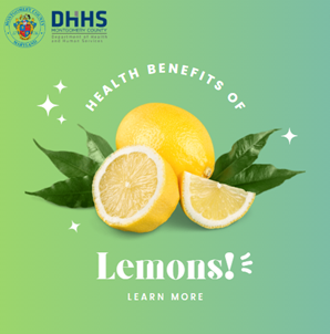 Since it’s National Lemon Juice Day, here are some benefits to eating lemons. 

1.They are a great source of Vitamin C
2.Can help with blood pressure
3.They are full of antioxidants 

For more information: tinyurl.com/mr44xr7z
