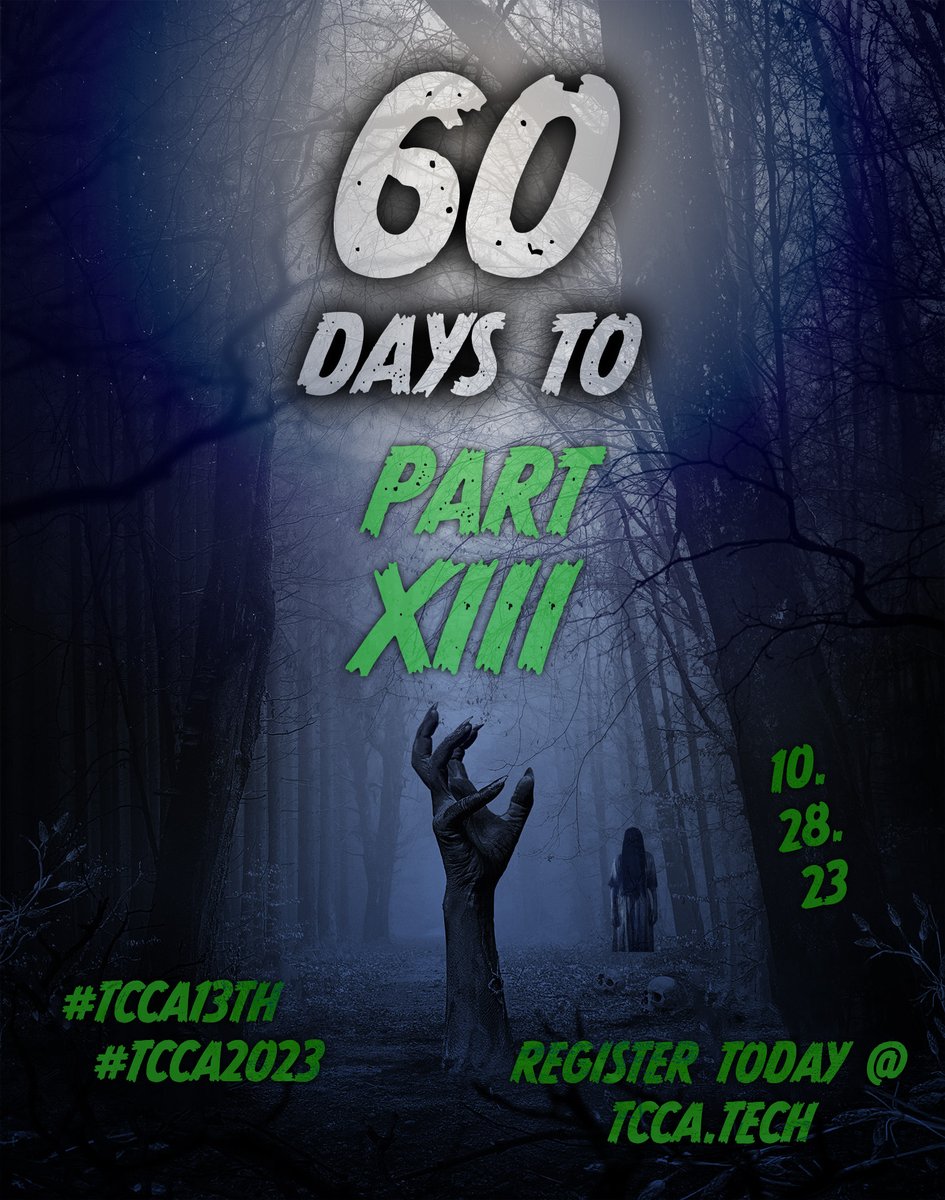 Technology Curriculum Conference of Aldine (TCCA) (@tccaconf) on Twitter photo We are 60 days away from #TCCA2023! Make sure to register for October 28, 2023!
FREE ADMISSION! FREE LUNCH! 7 CPE HOURS!
🎃Register at tcca.tech!! 🎃
#TCCA13th #TechOrTreat
<a href="/AldineDLS/">AldineISD Digital Learning</a> <a href="/AldineISDTech/">Aldine ISD Technology Services Department</a> <a href="/AldineISD/">Aldine ISD</a> #DLSbyDLS We are 60 days away from #TCCA2023! Make sure to register for October 28, 2023!
FREE ADMISSION! FREE LUNCH! 7 CPE HOURS!
🎃Register at tcca.tech!! 🎃
#TCCA13th #TechOrTreat
<a href="/AldineDLS/">AldineISD Digital Learning</a> <a href="/AldineISDTech/">Aldine ISD Technology Services Department</a> <a href="/AldineISD/">Aldine ISD</a> #DLSbyDLS