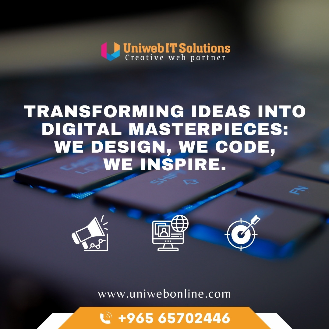 uniweb008's tweet image. Let us bring your online presence to life! 💻For more details call us at +965 65702446 and Visit uniwebonline.com
#uniweb_it_solutions #backendwebdevelopment #webdevelopments #websitekuwait #kuwaititcompany #kuwaity #kuwait🇰🇼 #kuwaitiyat #kuwait_kuwait