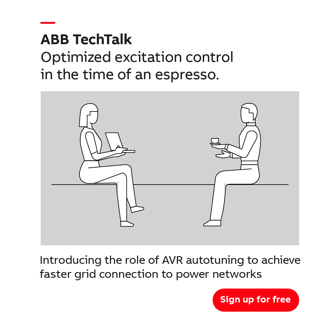 ABB_Energy's tweet image. What if you could compile a simulation model for grid code compliance at the time of an espresso? ☕

Join our webinar on September 13 to discover how!

➡️campaign-pa.abb.com/autotuning_lin…

#abbenergyindustries #abbexcitation #gridcodecompliance