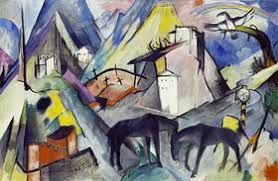 "Ich glaube, dass die Geschichte 
ein absurder Prozess ist, 
aus dem zu lernen schwer fällt."

Günter Grass
1927 - 2015
Pic:  Franz Marc