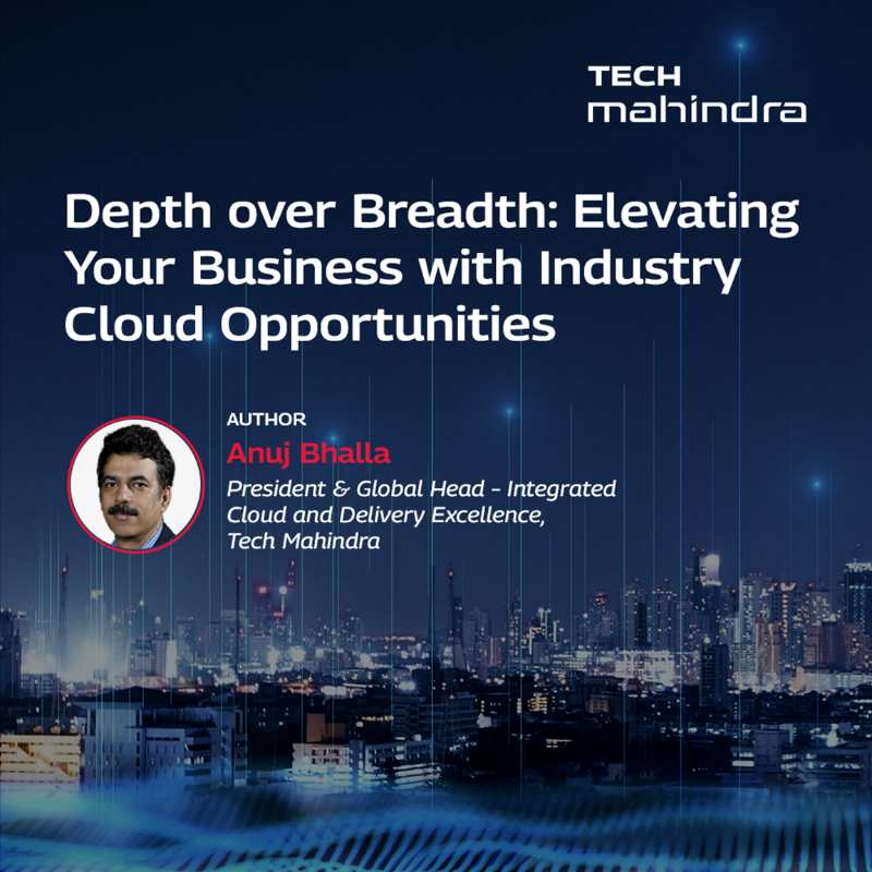 tech_mahindra's tweet photo. Anuj Bhalla, our President &amp; Global Head – Integrated Cloud and Delivery Excellence, shares his insights on elevating business with #IndustryCloud opportunities in this latest article.

Read here: https://t.co/oNwkLdYkjp

#NxtNow #DigialTransformation #Cloud