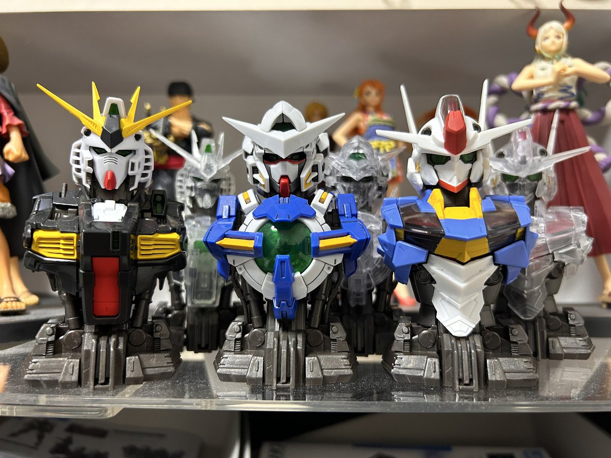 lumion2's tweet image. エアリアル少ない回数で揃ってよかったー！

#メカニカルバスト
#ガンダム