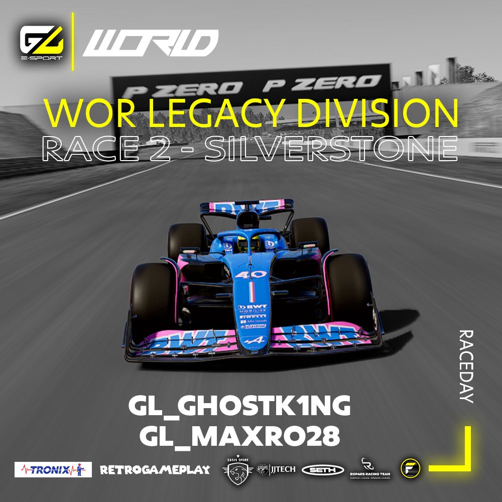 G_Ligue_Esports's tweet photo. Race Day dans le très relevé championnat @WORleague !!! 
Apres une première manche très réussi nous nous retrouverons à Silverstone en compagnie de @GL_MaxRO  et @Ghostk1ng23 https://t.co/IEOWZvbYbR