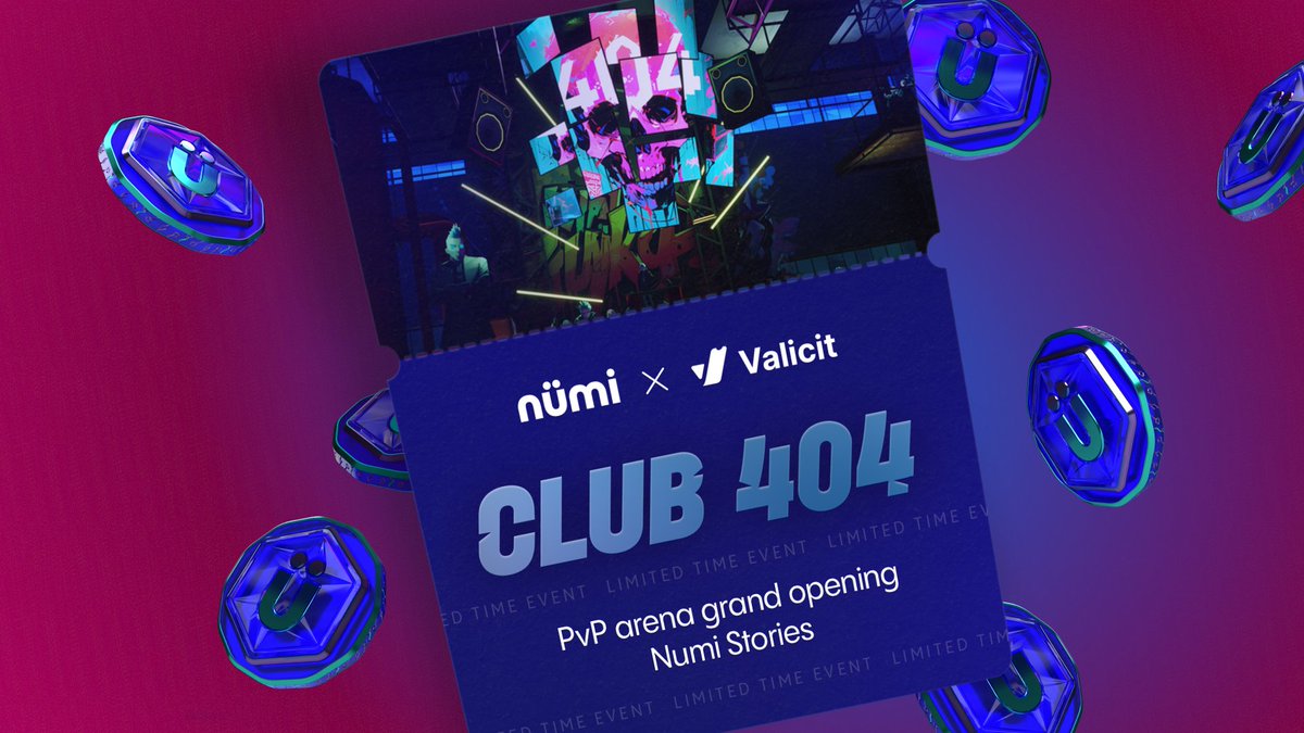 Don't miss on an epic showdown and exclusive NFT rewards in Numi Stories' PvP battle 🔥   

Get your ticket for the event through <a href="/Valicit_tix/">Valicit</a> portal👇 
valicit.com/en-US/events 

1️⃣ Launch Valicit and buy a ticket for the Numi Stories' PvP battle 
2️⃣ Download Numi Stories via a