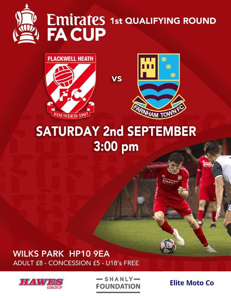 Calling all Flackwell Heath Residents 📢 

The boys need your help, this Saturday the <a href="/EmiratesFACup/">Emirates FA Cup</a> returns as we welcome <a href="/FarnhamTownFC/">Farnham Town FC</a> to Wilks Park 🏆⚽️

Your support could make all the difference 🔴👊🏻

#Heathens #Community #Support 
<a href="/ShanlyFnd/">Shanly Foundation</a> @JoshuaB_BM <a href="/James_BFP/">James Richings 🇬🇧</a>