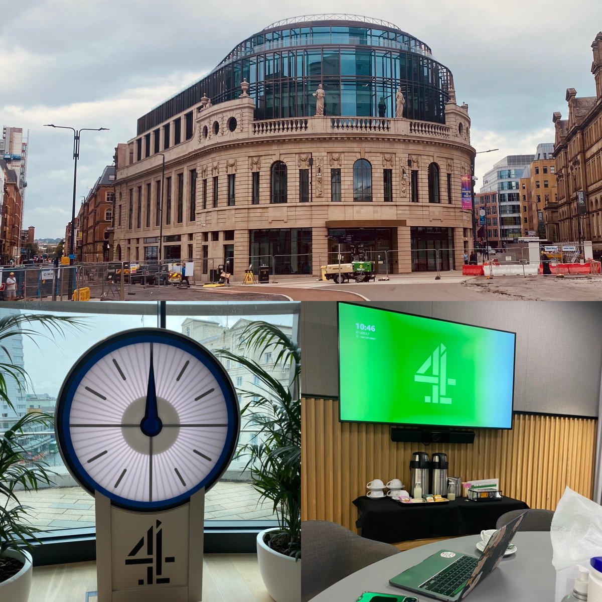 johnofford808's tweet photo. At Channel 4 HQ in Leeds today- getting ready for our apprentices to start on the 11th September! #ContentCreatives https://t.co/B3ZCfauRIK