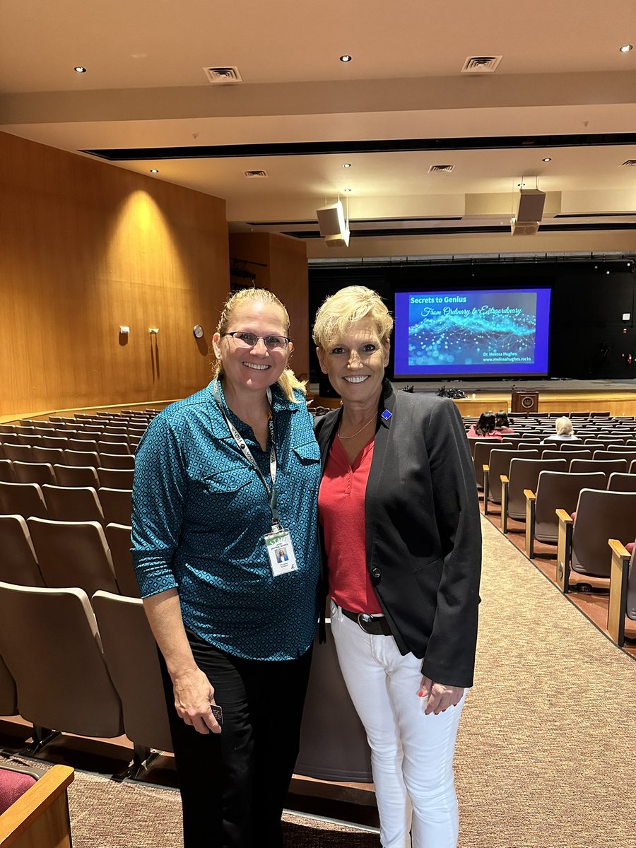 CM_Ecklund's tweet photo. So excited for “Secrets of Genius - From Ordinary to Extraordinary” with Dr. Melissa Hughes!  So excited re the neuroscience of learning.  Thank you for hosting @LetchworthCSD.  Great way ti start the day!  #learningforalifetime https://t.co/0RI1dzgrNA