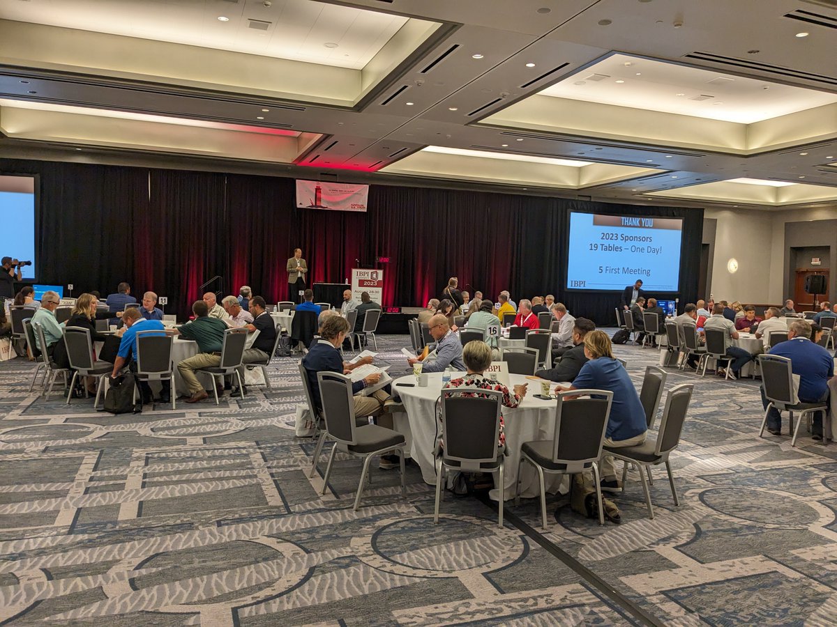 IBPIgroup's tweet photo. Let the Speed Dating begin! 95 members representing more than 60 dealers nationwide will meet with 19 of the office equipment industry's finest vendors over the course of the next several hours. Time to keep building your rebates for 2023! #IBPIConnect #Boston #officeequipment https://t.co/V9SexAyeko