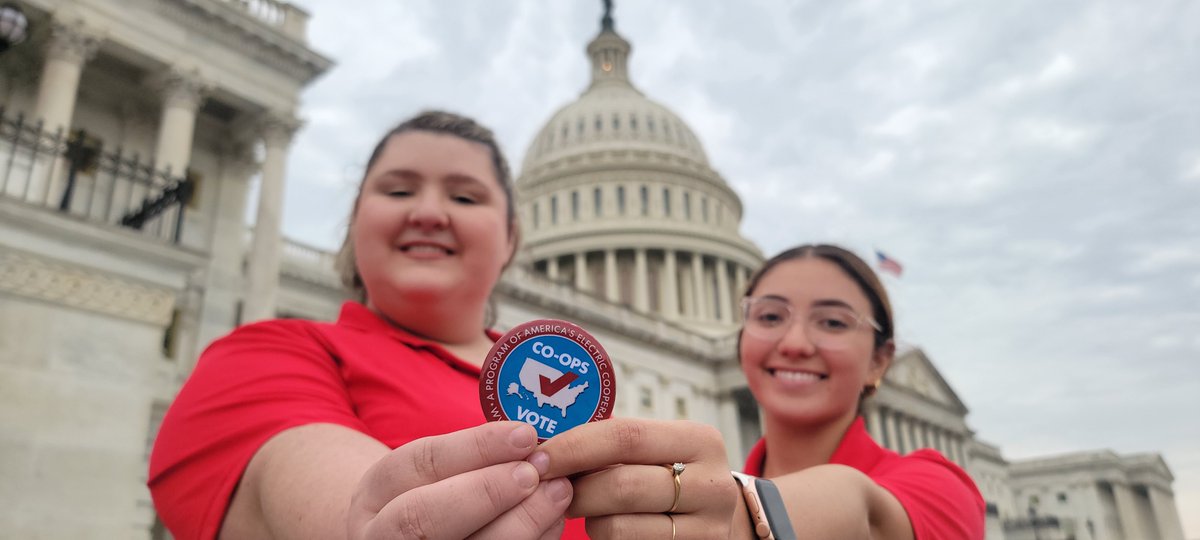 It’s National Voter Registration Day! Each year our youth meet with congressional members and learn the importance of making their voices heard and the issues impacting co-ops in their community. 
Our Co-ops Vote. Do you? #CoopsVote