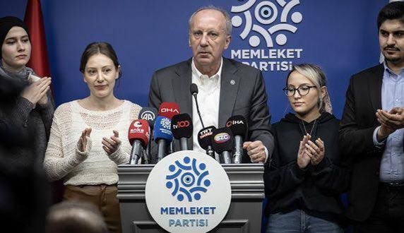 Muharrem İnce: “Cumhuriyetçi-Atatürkçü seçmene bir kez daha sesleniyorum. 

Siz %60 ile kazanıyoruz deyip Çankaya’da Sadullah Ergin’e oy verdiniz. 

İzmir’de ‘Kemalizm ırkçılıktır’ diyen Yüksel Taşkın’a oy verdiniz. Sizin oylarınızla 38 eski AKP’li meclise gitti. Ben sizi
