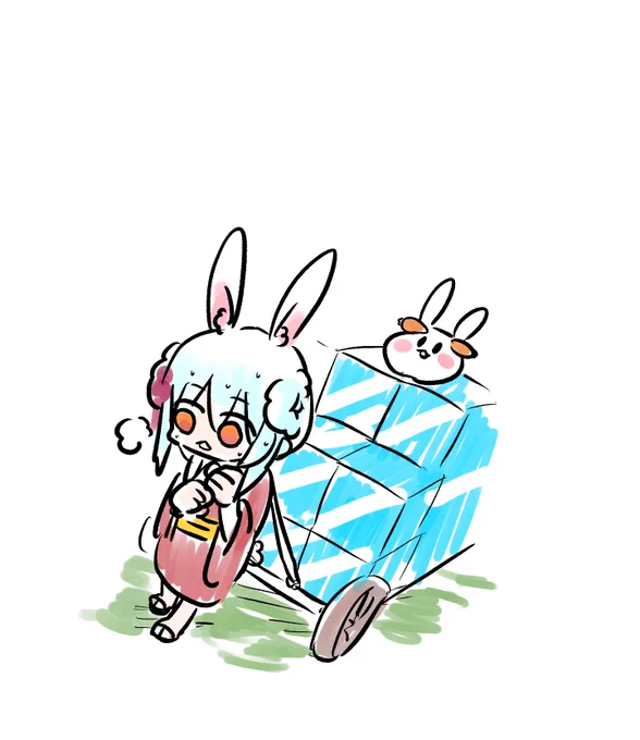 ダイヤブロックをn個運ぶぺこちゃん 