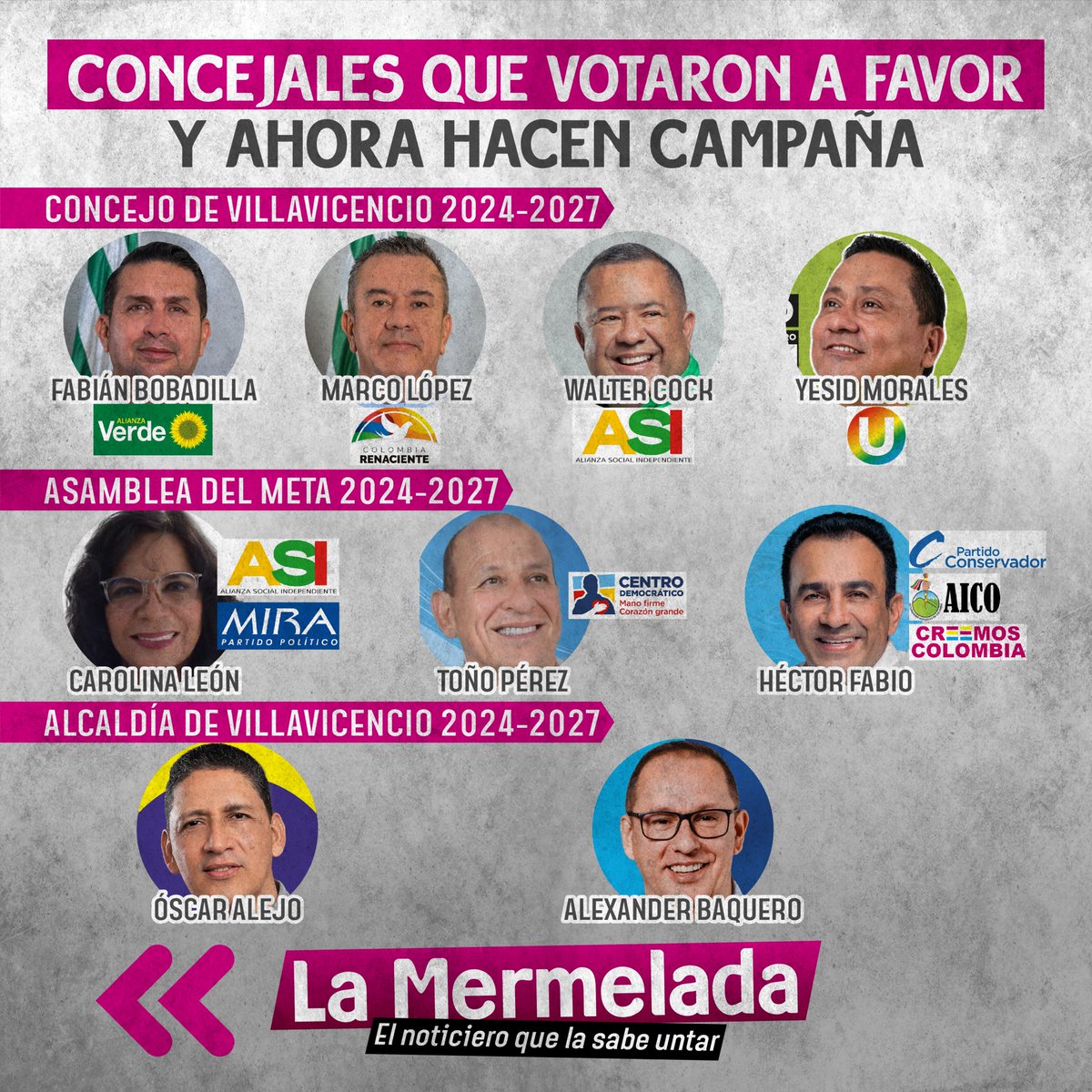 lamermeladanoti's tweet photo. ¡Holi! Qué fastidio que la gente piense que el #POT de mi Juangui haya sido un #VolteoDeTierras para amiguis constructores, o que piense que la falta de desarrollo del municipio de #Villavicencio se deba a eso.
#FelizMartes #SerCinicoEs https://t.co/p70oynWE0y