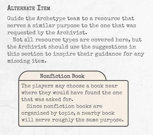 The Library Game is shaping up to be my longest game yet. But if you love shorter games, don't stress yet!

Currently clocking in at around 30 pages (with more likely to be added), this game includes a simplified gameplay version and all handouts in that page count.