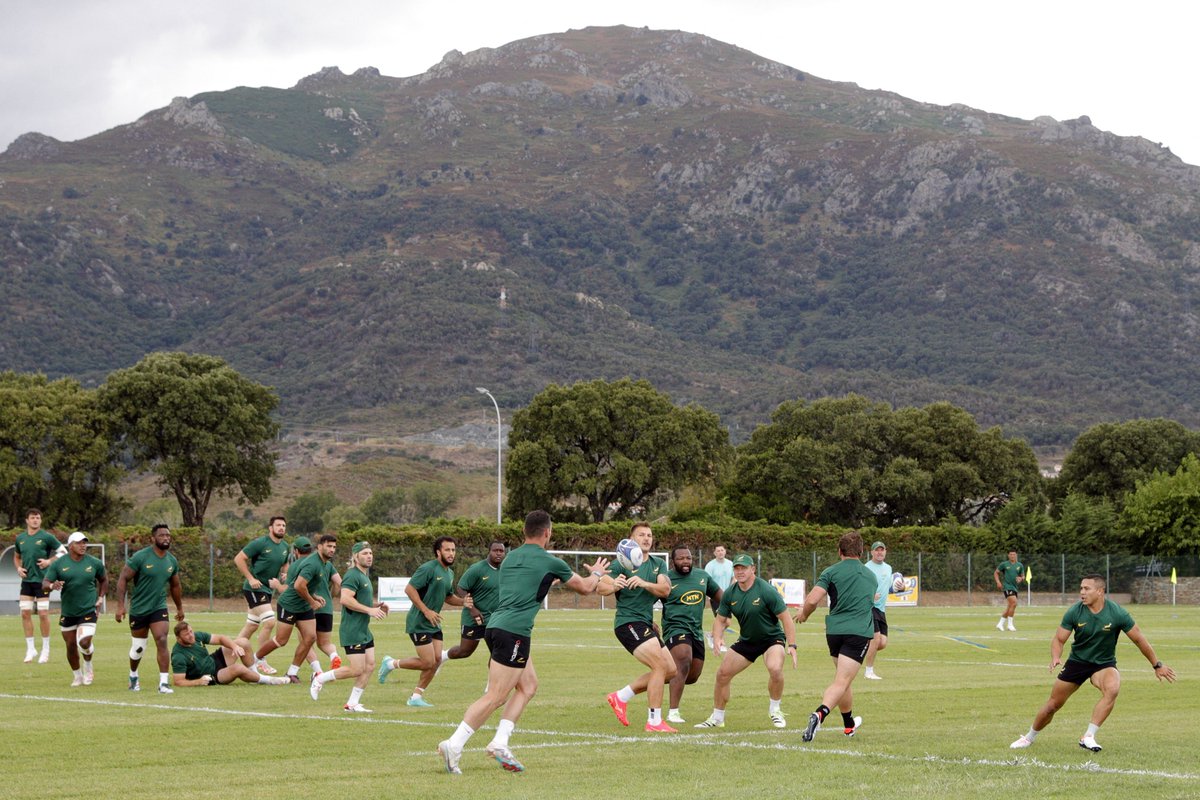 WorldRugby's tweet photo. Rugby World Cup 2023 preparations, the @Springboks way 💪

#RWC2023 https://t.co/V4siluwDgO