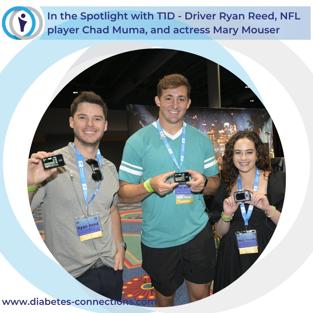 Diabetes Connections / T1D (@diabetescxns) on Twitter photo New episode!
Actress Mary Mouser, NFL player Chad Muma & racecar driver Ryan Reed have a great conversation about living with #T1D. Even the moderator, <a href="/Orencnn/">Oren Liebermann</a>, has type 1!
--
bit.ly/DiabetesCxns587 New episode!
Actress Mary Mouser, NFL player Chad Muma & racecar driver Ryan Reed have a great conversation about living with #T1D. Even the moderator, <a href="/Orencnn/">Oren Liebermann</a>, has type 1!
--
bit.ly/DiabetesCxns587