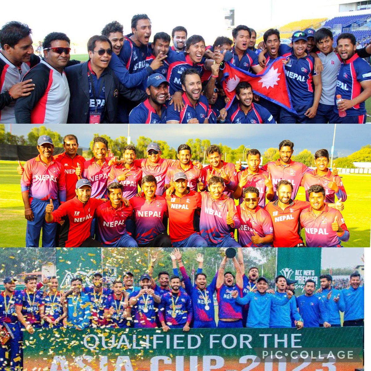 Tomorrow is going to be the biggest day of our cricketing history.
Nepal is playing the ASIA CUP and competing against Pakistan and India
Sending all the positivity,good fortune and best wishes from the land of the Himalayas
We believe in our team,we believe in Nepal
🇳🇵🇳🇵🇳🇵