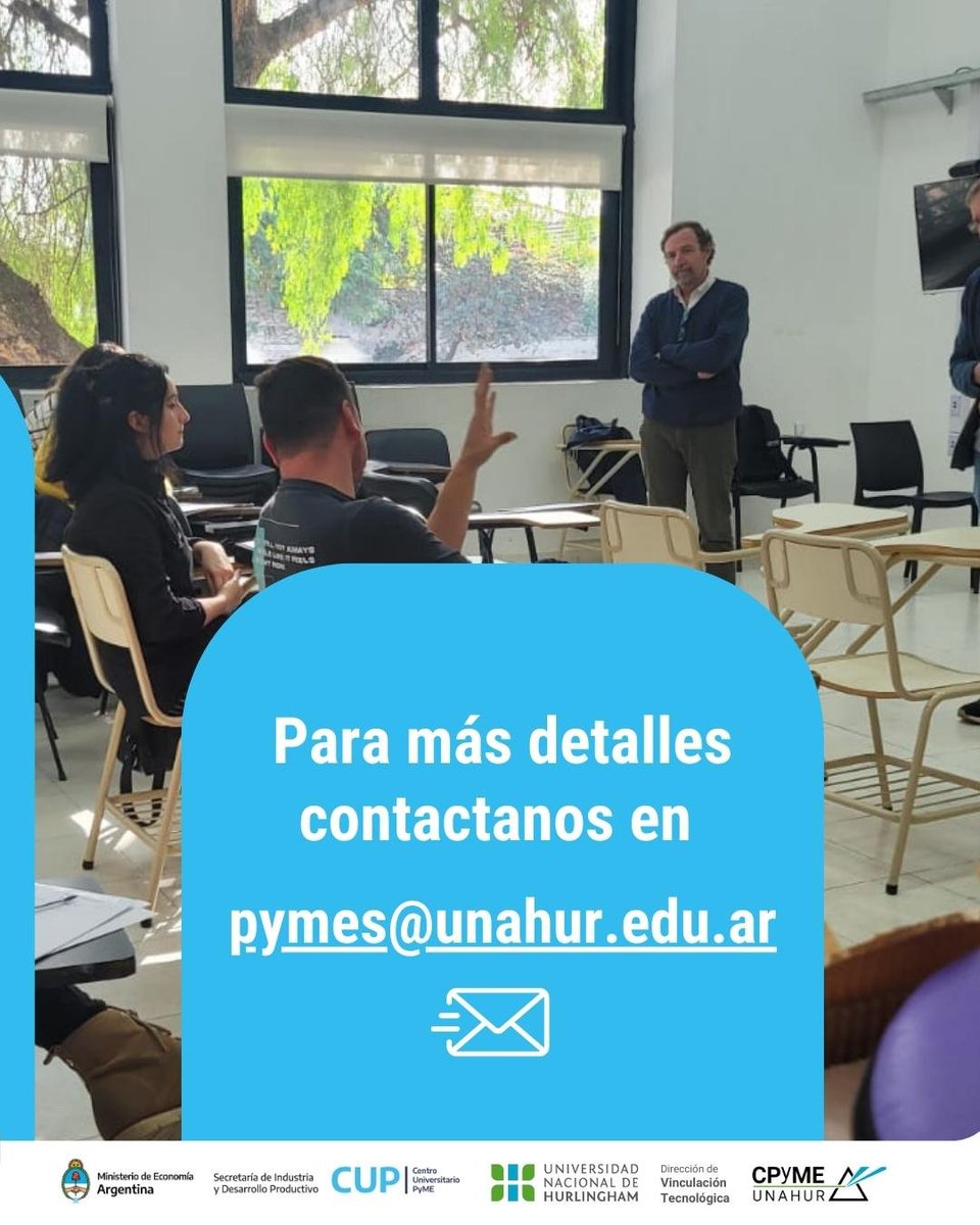 cpymeUNAHUR's tweet photo. 📩Ante cualquier duda escribinos a pymes@unahur.edu.ar
Más info en: https://t.co/3jbiBhuhWb
#pymes #emprendimientos #cooperativas #creditofiscal #capacitacion #empresas #universidad #centropyme https://t.co/oibIjiHG77