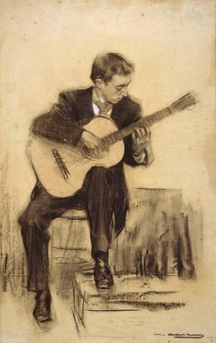Retrat de Miquel Llobet (ca 1900). Portrait